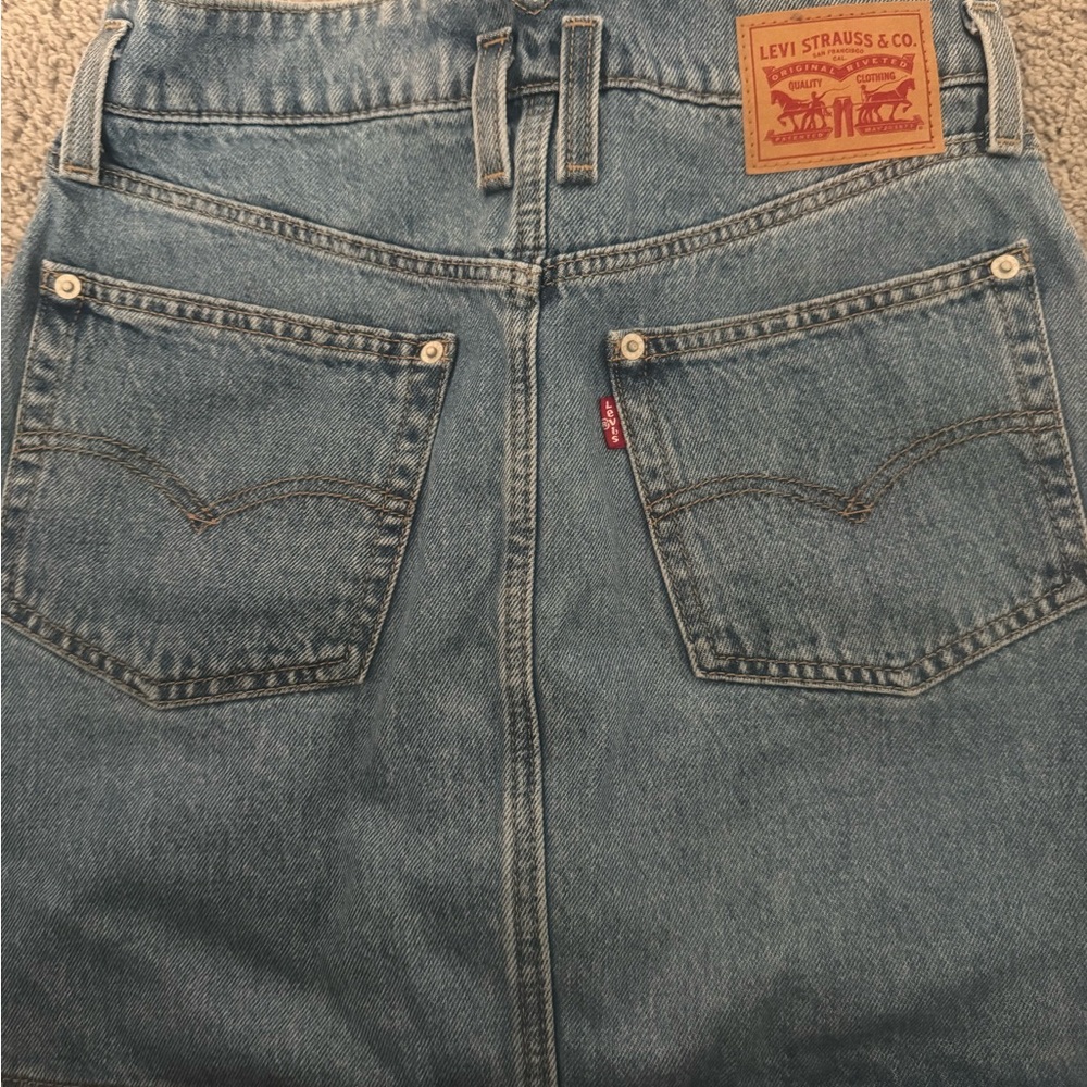 Levi's Blue Straight Women's Skirt